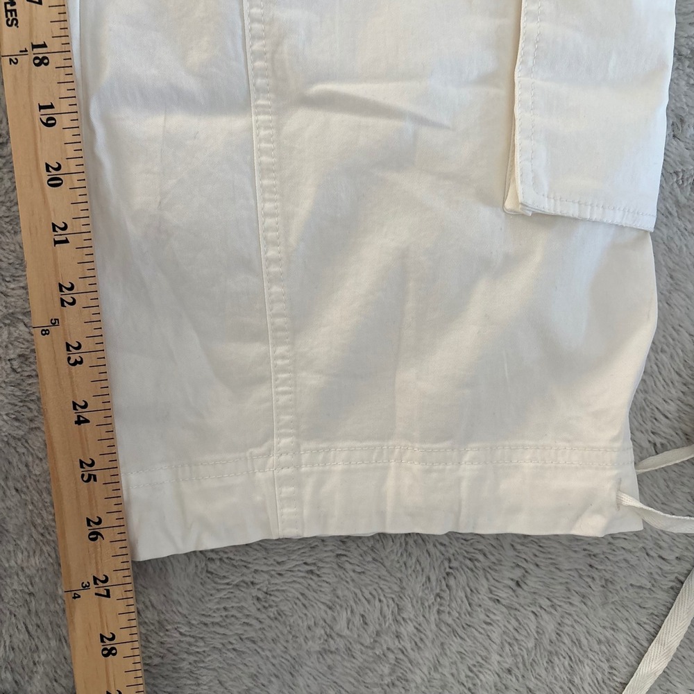 Abercrombie Fitch Women Baggy Cargo Pants High Rise XL Pull On Coastal NWT - Picture 5 of 8